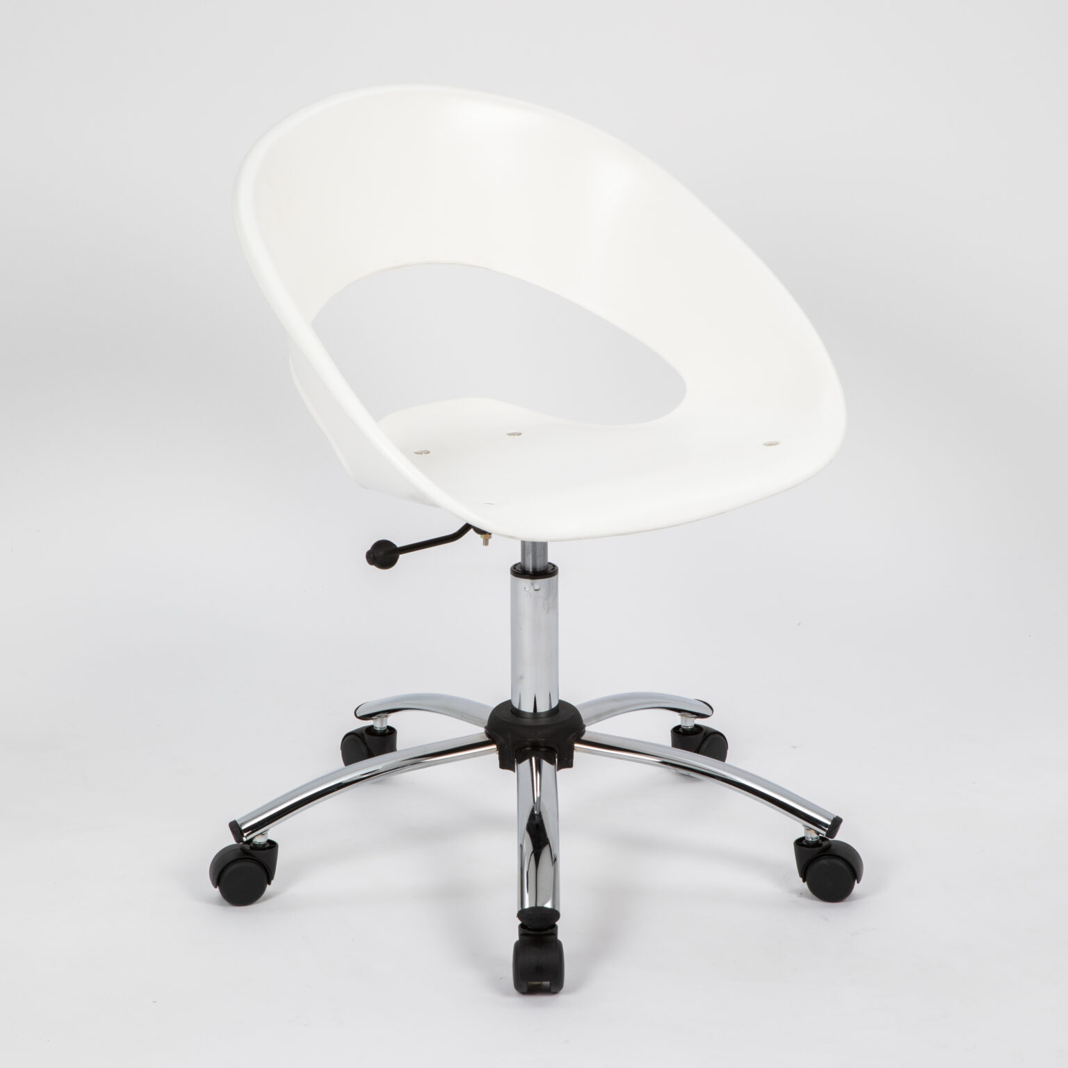 SILLA ONE NEUM CROMADA – blanco