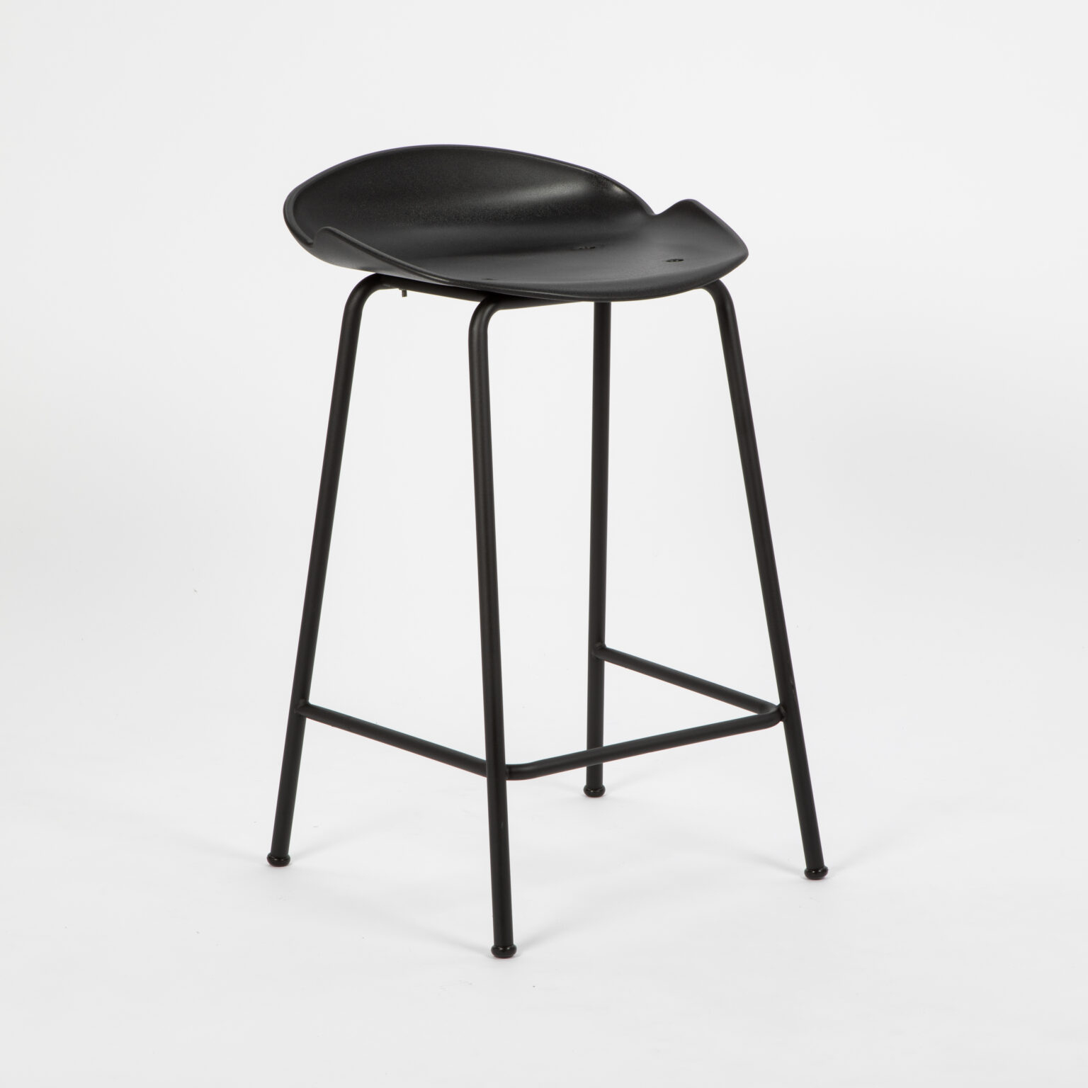 TABURETE MILO 4 PATAS NEGRO – negro