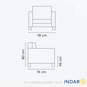 sillon-cerezo-simple-medidas
